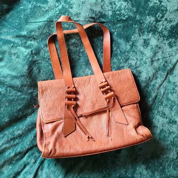 hidesign Handbags - Thick pebbled leather shoulder bag satchel